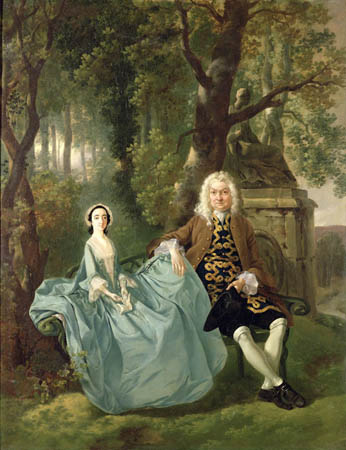 Portrait of Mr and Mrs Carter of Bullingdon House, Bulmer, Essex